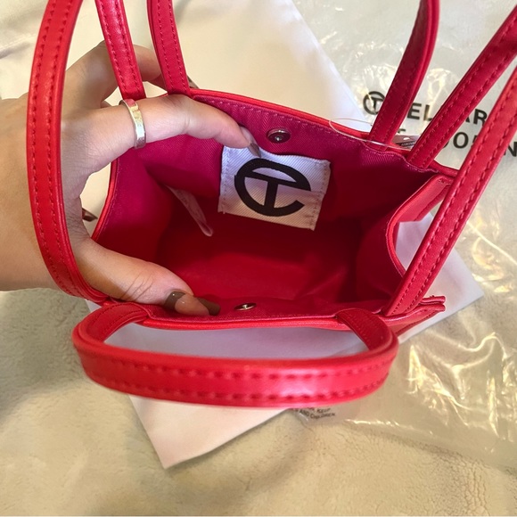 SOLD BNWT - TELFAR SMALL RED SHOPPING BAG - Picture 6 of 6